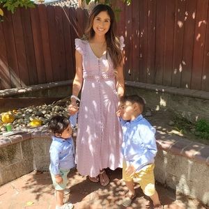 Franchesca’s lavender dress